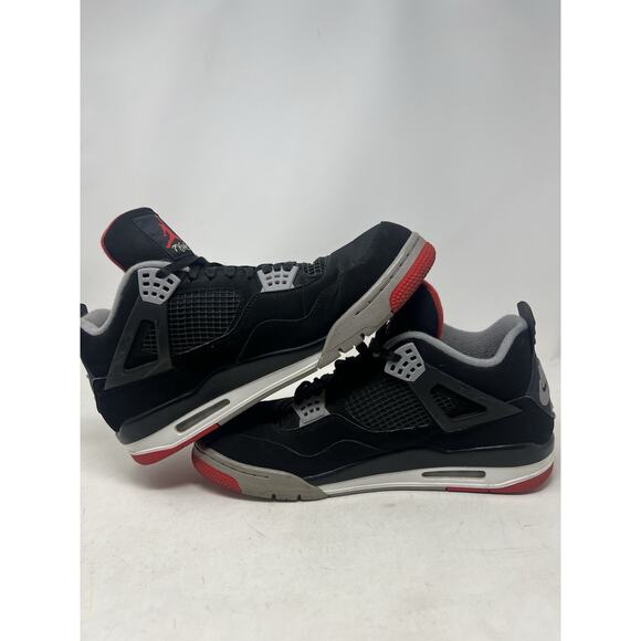 Air Jordan 4 (IV) : 2019 Black/Fire‎ Red/Cement Grey : Size 13 NO BOX